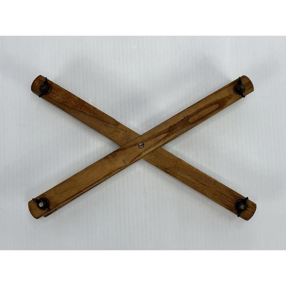 Vintage Wood Tennis Racquet X Criss-Cross Frame Holder Press Wooden Simonis‎